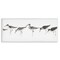 Stupell Industries Minimal Beach Bird Sandpipers Framed Giclee Art